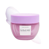 Glow Recipe Plum Plump refillable jar shows juicy hydration with a lightweight gel-cream finish