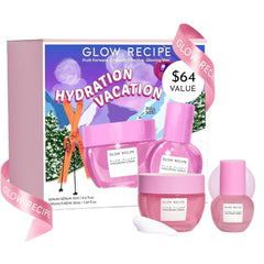 Glow Recipe Plum Plump Serum bottle pump for hydrated, smooth skin.