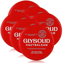 Glysolid six-pack jar front view for convenient daily hydration.