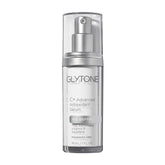 Glytone Age-Defying C Plus Serum bottle highlights brightening and hydrating skin benefits.