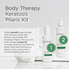 Glytone glycolic acid body wash rich lather for thorough cleansing
