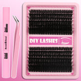 Gmagictobo lash clusters kit contents enable versatile at-home DIY lash looks