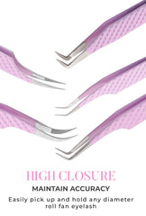 GMI Tweezers fiber tip lash isolation closeup showing precise separation.
