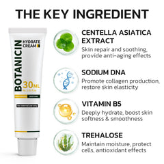 GNJOY PDRN Cream packaging highlights ceramide and B5 for barrier support.