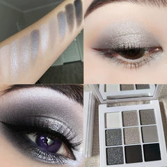 Go Ho Smoky Eyeshadow Palette silky powder glides on smoothly for precise blending.