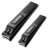 GOBETTER curved fingernail clipper for precise trimming and smooth edges.
