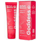 Goddess Maintenance Biotech Blowout Leave-In application demonstrates inner repair and protection.