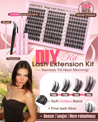 Goddvenus clean waterproof lash bond and seal during application