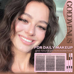 Goddvenus Lash Clusters beginner-friendly design eases at-home extensions.