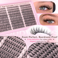 Goddvenus Lash Clusters lightweight cotton band keeps lashes comfortable all day.
