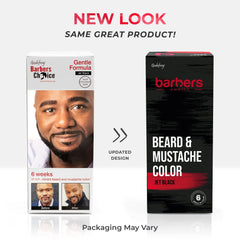 Godefroy Barbers Choice 3 application mustache jet black precise results for small areas