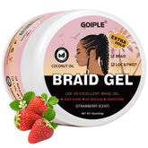 Goiple 16oz braid gel bottle offers strong hold for smooth braids and edges