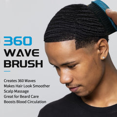 Goiple 360 Curved Wave Brush boar bristles—improve product distribution for even waves.