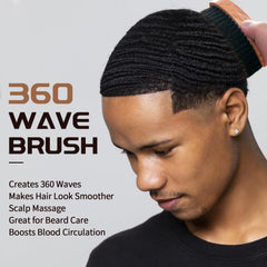 Goiple 360 curved wave brush wolfing—designed for wolfing routines with waves in mind.