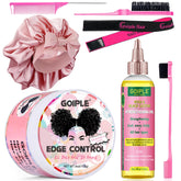 Goiple edge-control-wax bottle shows strong hold without flaking for defined edges