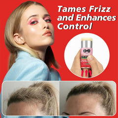 Goiple edge frizz control demonstrates non-sticky, non-greasy finish