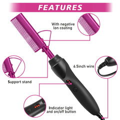 Goiple keratin serum oil nourishes and protects heated hair.