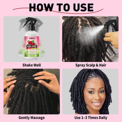 Goiple peppermint scent closeup highlights cooling scalp sensation.