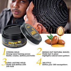 Goiple Silky Durag neatly folds to protect waves and reduce frizz.
