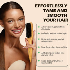 Goiple slick-back ponytail brush helps create smooth, secure updos