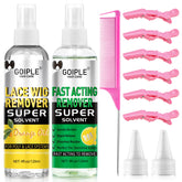 Goiple tape-in extension remover spray for quick, even removal along the hairline.