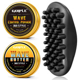 Goiple wave-pomade twist sponge brush close-up for effortless twist styling.