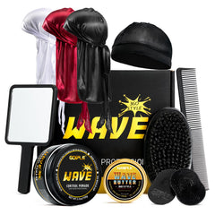 Goiple Wave Pomade jar close-up illustrating strong hold and shine.