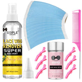 Goiple wig tape curve C shape secures lace wigs with comfortable natural fit