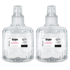 GOJO Clear & Mild Foam Handwash bottle, fragrance-free formula for sensitive noses.
