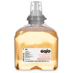 GOJO Premium Foam Handwash close-up displays foamy texture and skin-friendly formula.