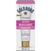 Gold Bond Neck & Chest Firming Cream pack of two 2oz tubes for routine use