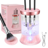 GOLIKEE electric makeup brush cleaner machine front view enables fast, hands-free cleaning.