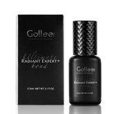 GOLLEEPRO eyelash glue fast-dry close-up showing quick cure time for professionals