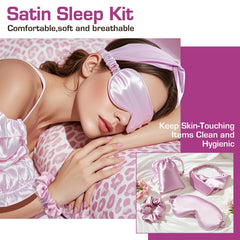 Golray satin headband with scrunchies on display for secure spa sessions