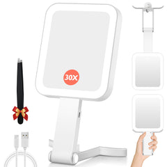 GOMIPURU travel mirror folded in a bag for portable makeup on the go.