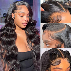GOMOST HD 13x4 lace front with transparent Swiss lace blends seamlessly
