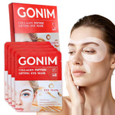 GONIM Under Eye Patches 360° Fit packaging shown as travel-friendly four-pair box