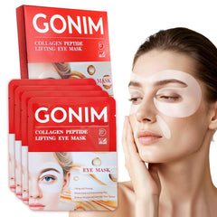 GONIM Under Eye Patches 360° Fit packaging shown as travel-friendly four-pair box