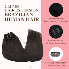 GOO GOO 18-inch hair extensions shown for long, voluminous look
