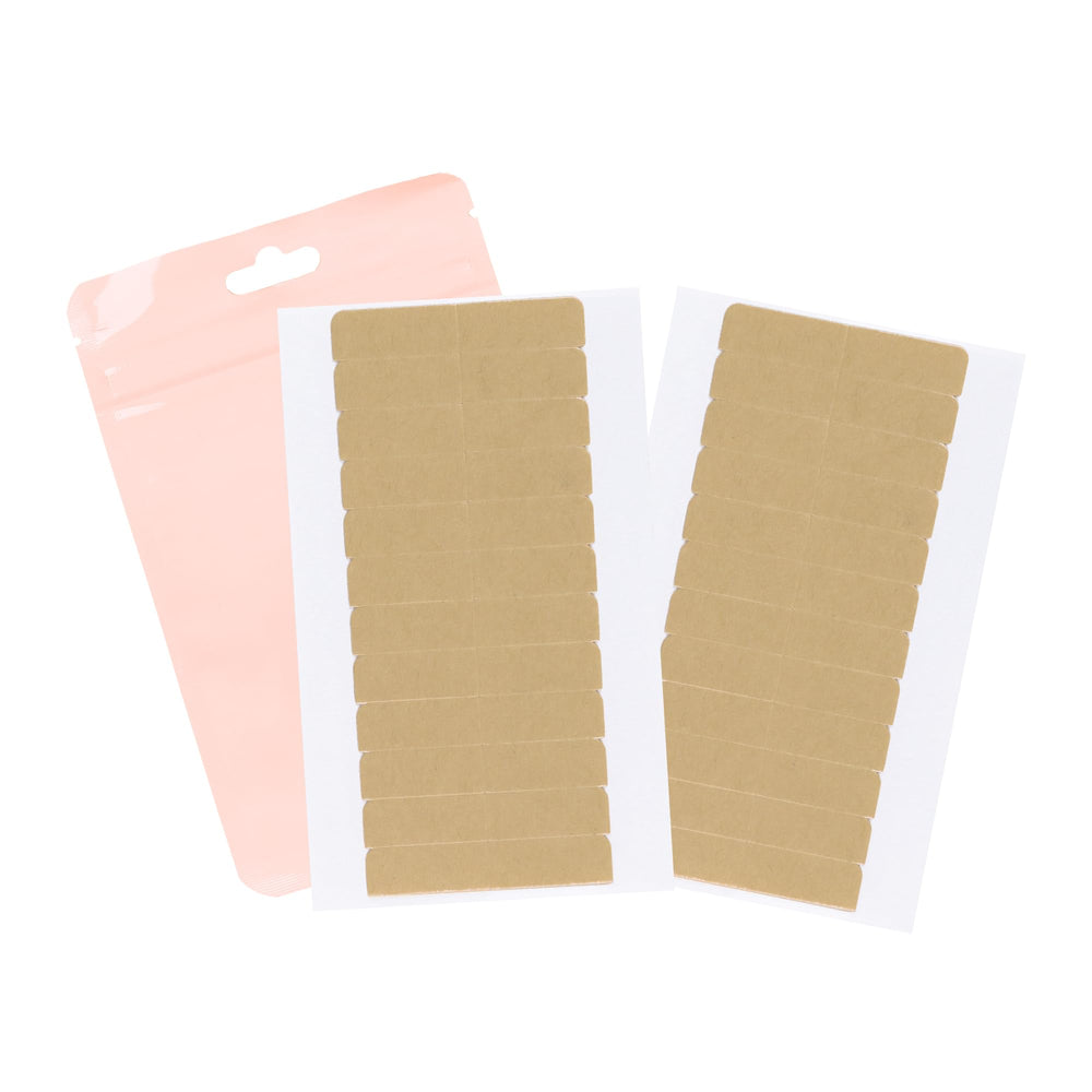 GOO GOO hair extension tape packaging demonstrates compact, portable packaging for salon use.