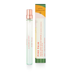 Good Chemistry Pink Palm travel spray front view for on-the-go freshness