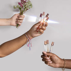 Good Chemistry Pink Palm travel spray in-pack image for gifting or sampling