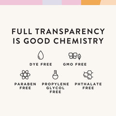 Good Chemistry Queen Bee travel spray bottle closeup highlights amber notes.