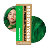 Good Dye Young Kowabunga Green bottle for vibrant, vegan semi-permanent color.