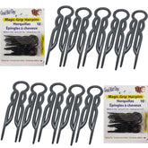 Good Hair Days hair pins U-shaped 2 1/2-inch black provide secure daily styling.