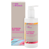 Good Molecules B5 Hydrating Body Serum bottle shows silky gel texture for quick absorption.