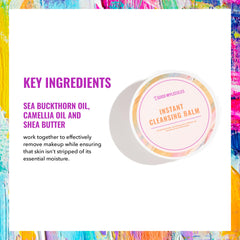 Good Molecules Instant Cleansing Balm water milky rinse showing clean finish.