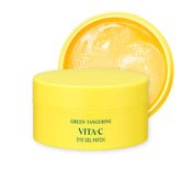GOODAL Green Tangerine Eye Patches pack—hydrating hydrogel sheets for refreshed under-eyes.
