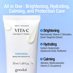GOODAL sunscreen cap close-up showing convenient dispensing for daily use.