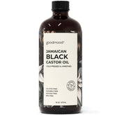 GOODMOOD Jamaican Black Castor Oil bottle ready for hair growth and skin care.